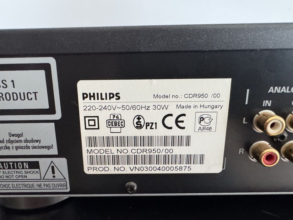 Nagrywarka Cd Philips CDR 950