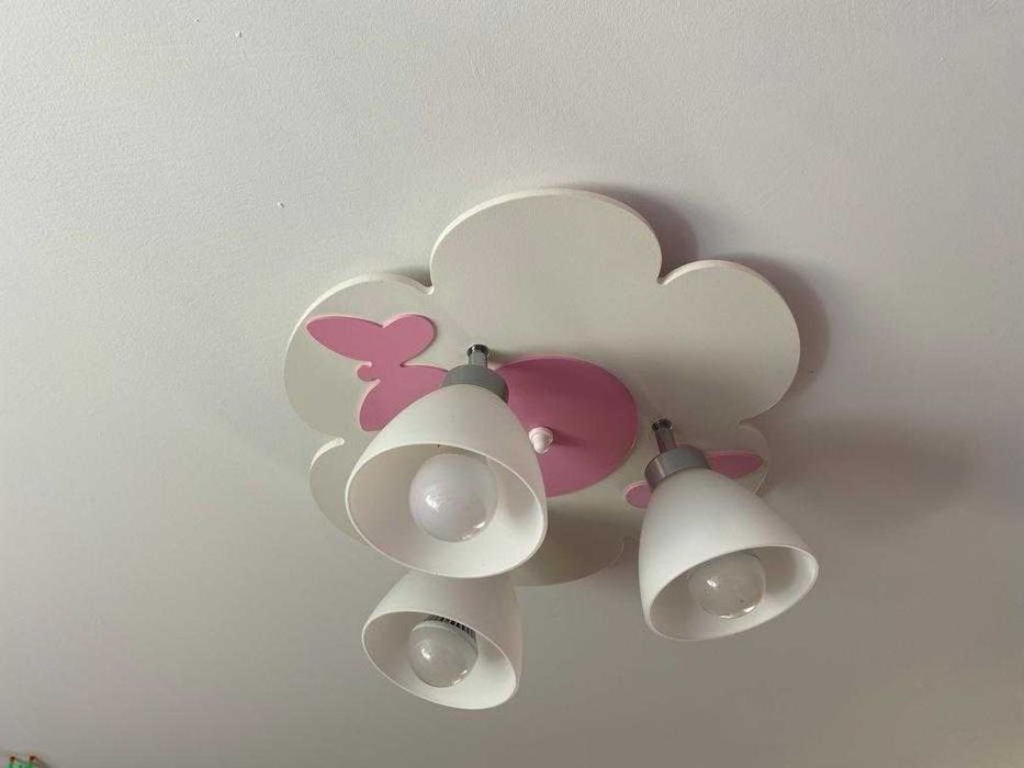 Lampa kwiat, motyle - 1 sztuka