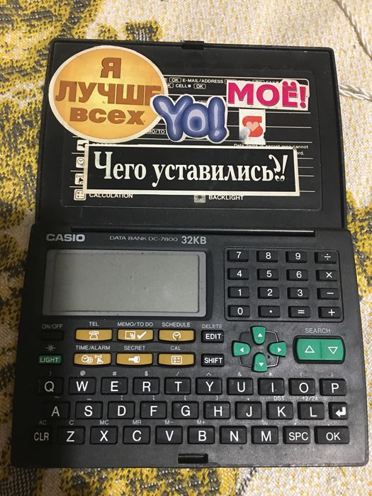 Записная книжка раритет casio