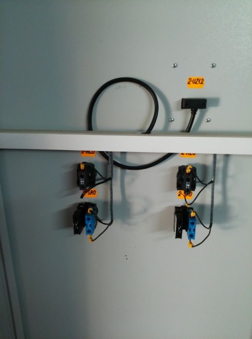 Шкаф управления экструзионной линией на базе ATV31 и ATV71.