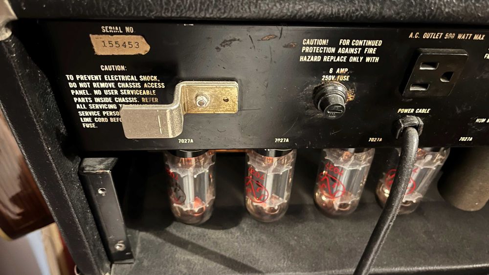 Ampeg V-4B vintage USA Magnavox + kolumna B-40, komplet lampowy