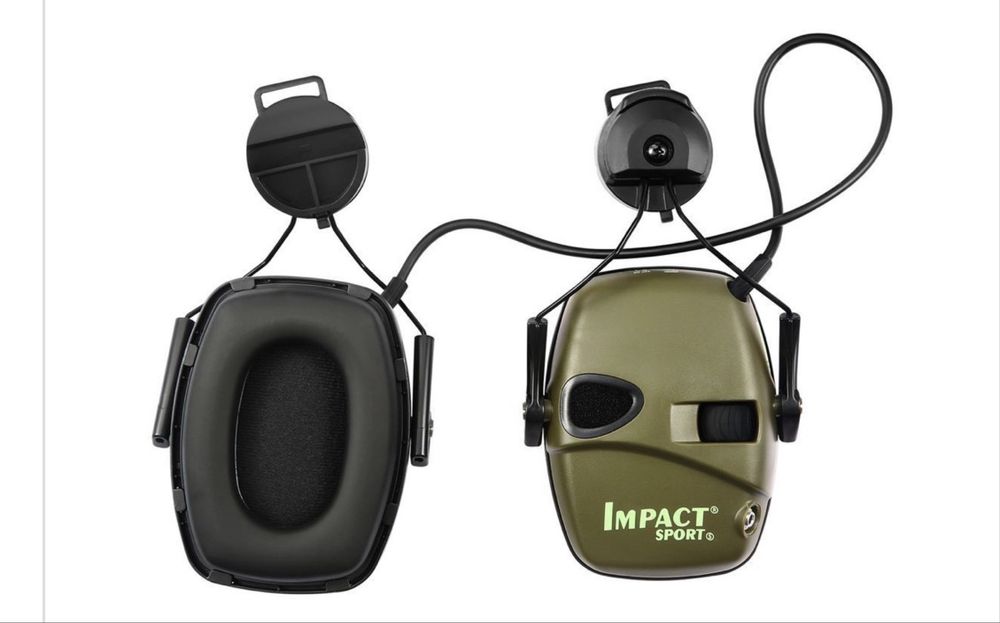 Активні навушники Howard Leight Impact sport 3 кріпленням/адаптером до