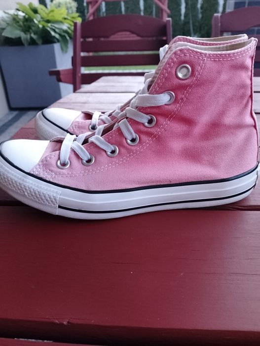 Trampki Converse 37,5 malinowe, różowe