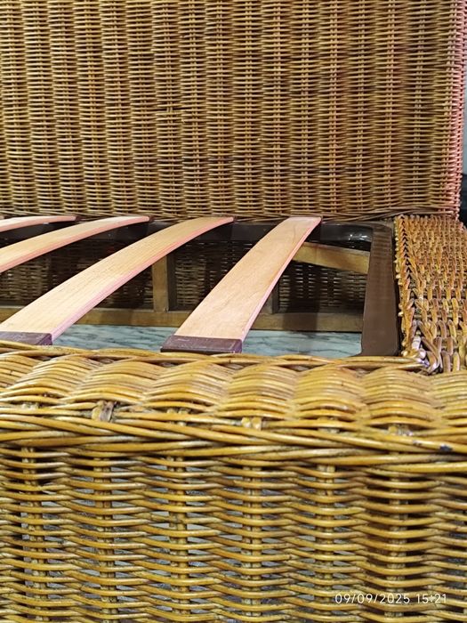 Chaise longue em vime