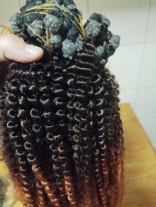 Cabelo postiço 100% orgânico