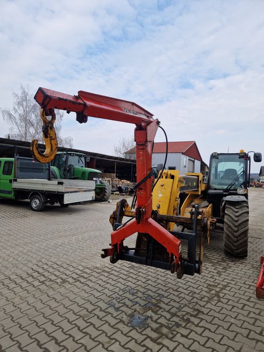Podnośnik dzwig żuraw ładowacz do BIG BAG wysuw hydrauliczny