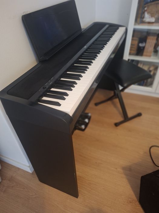 Piano Korg B2 Black + Movel Black + Banco