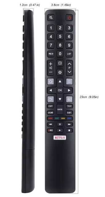 Pilot Zamiennik TV LED Smart TCL Thomson RC802N