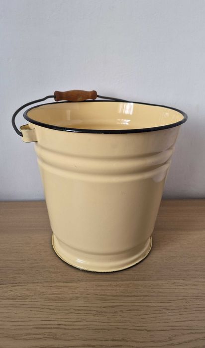 nowe wiadro emaliowane 10 l