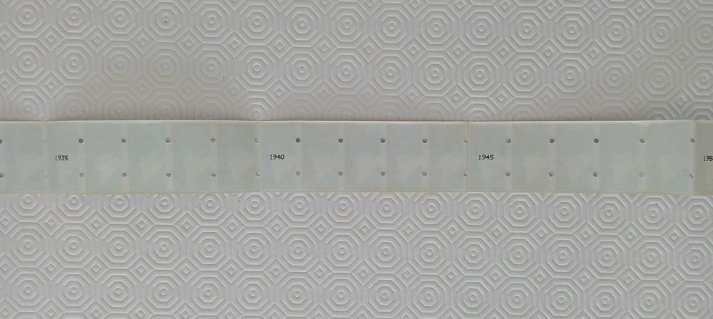 Tira com 50 etiquetas nº 5 Caravela Portuguesa sem impressão de taxa