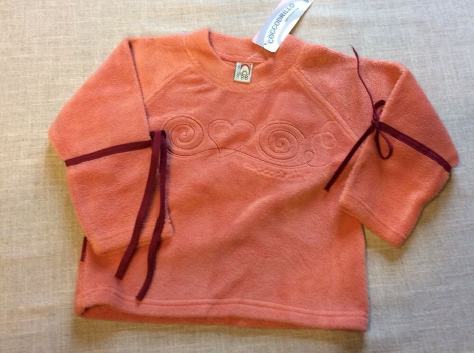 Dres polarowy cocodrillo 86 cm nowy dziewczęcy