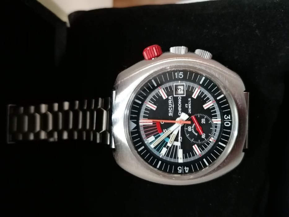 Relógio cronógrafo antigo64284812778242122