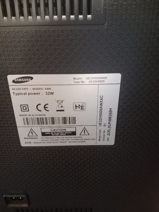 Tv samsung para pecas