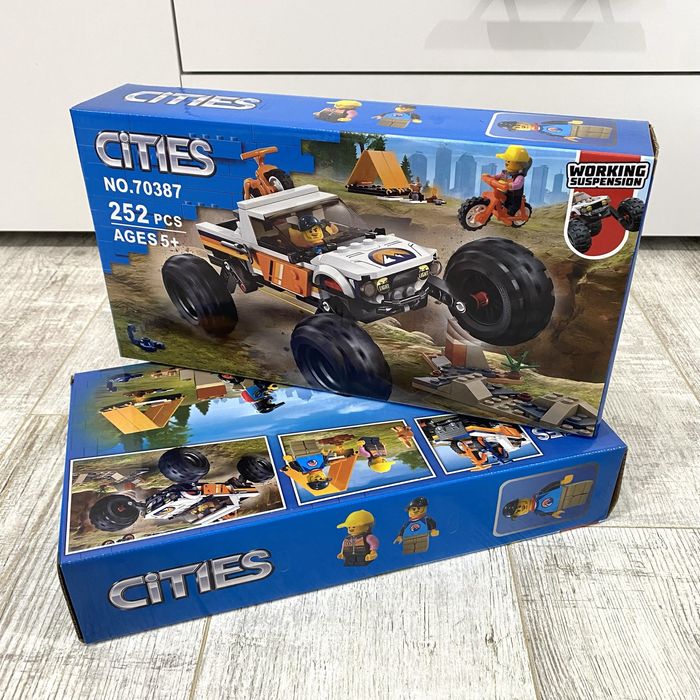 Конструктор Cities (Сити) Приключения на внедорожнике 4x4 Lego Лего