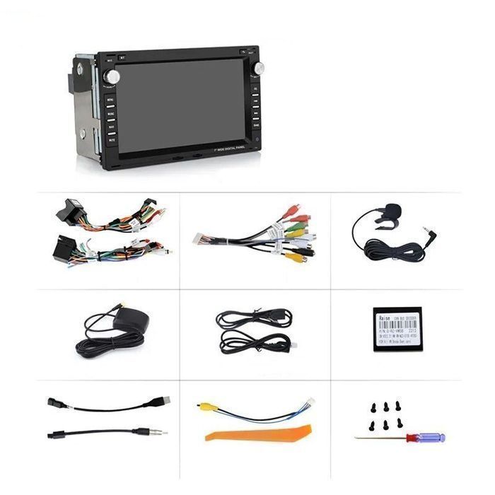 VW Golf 4 Passat Polo Jetta – Radio Android 15 7" CarPlay Android Auto 2GB/32GB GPS Nawigacja Stacja Multimedialna WiFi Bluetooth DSP PL