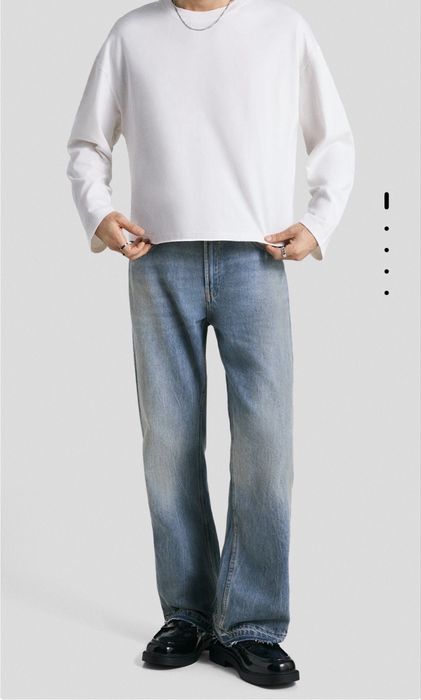 Клеш flared jeans джинси чоловічі Bershka