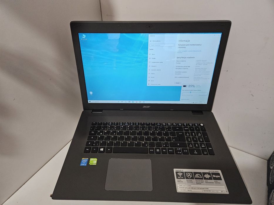Acer Aspire E5-772G
