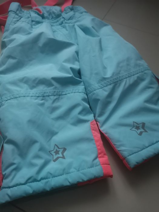 Spodnie narciarskie zimowe 92  1,5-2 latka bdb