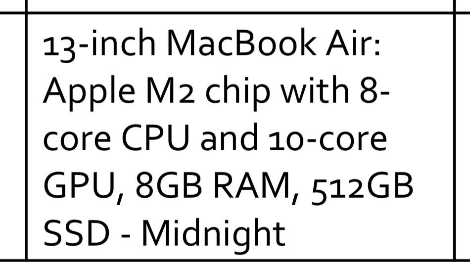 Tytuł: Apple MacBook Air M2 / 8GB / 512GB SSD / Midnight - Uszkodzona matryca