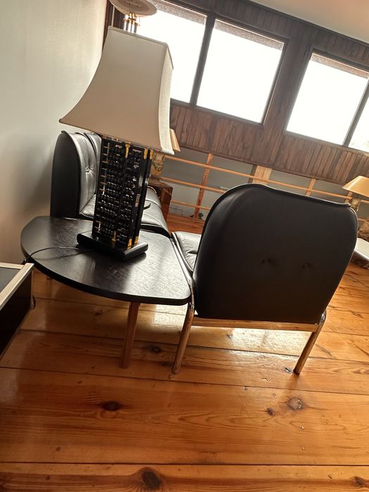 Girsberger zestaw mebli: sofa, fotel, stolik. Hans Eichenberger