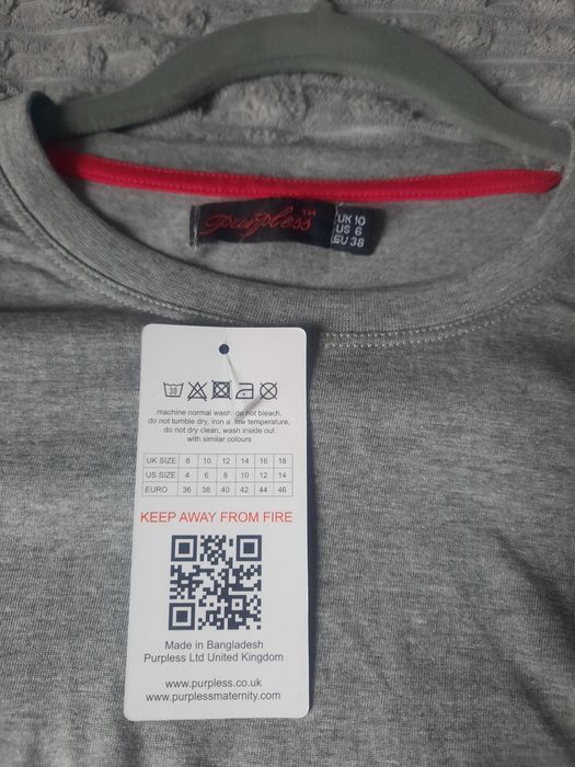 Футболка туніка для вагітних