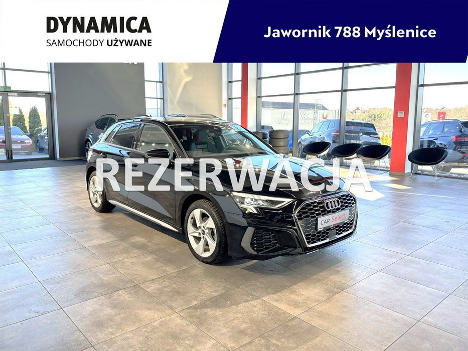 Audi A3 Sportback VAT 23% S-line 35TFSI 150KM S-tronic 2023/2024 r.PL, I właściciel