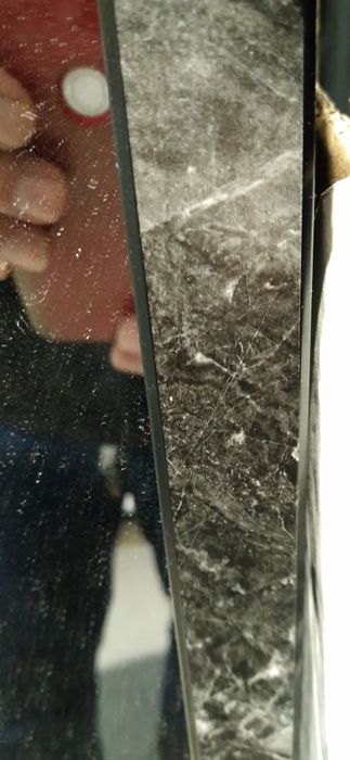 Espelho retangular preto