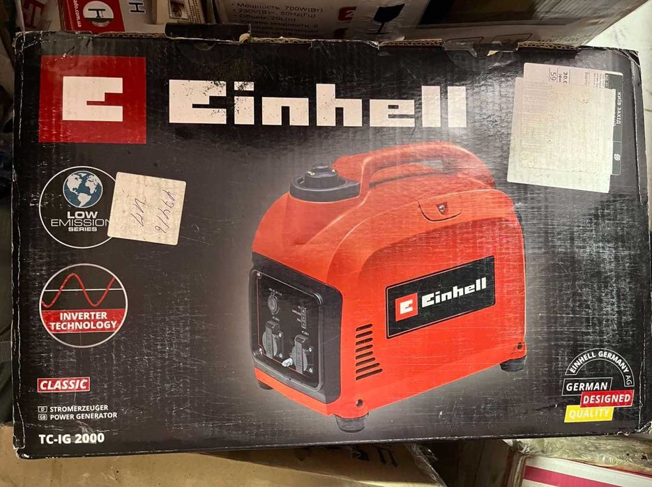 Генератор Einhell инверторный TC-IG 2000, 1.8/2кВт, 230В