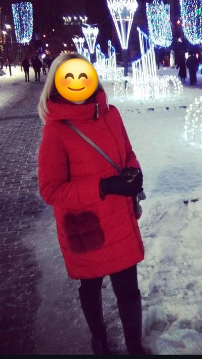 Зимний пуховик женский