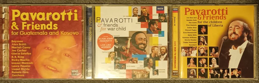 3 Płyty CD Pavarotti & Friends