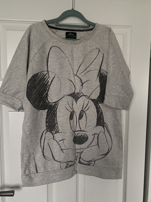 Bluza House Mickey Mouse M szara beżowa