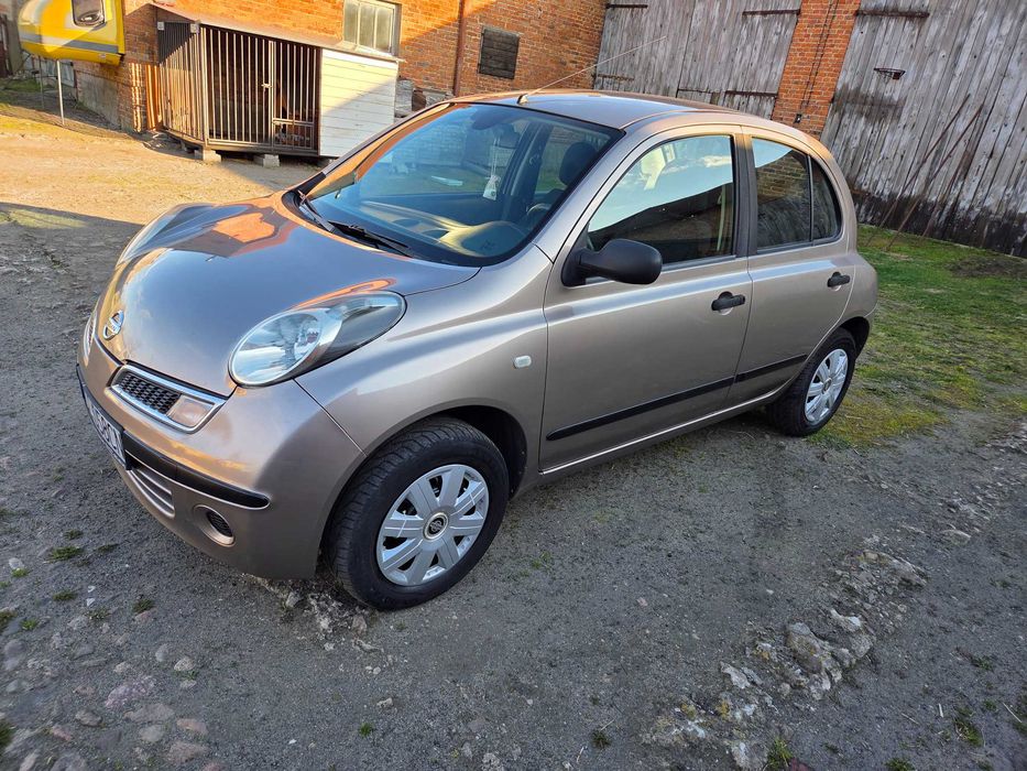Nissan Micra K12 LIFT 1.2 gaz,2008r,klima,parkotronik,elektryka