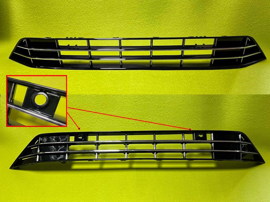 Решітки переднього бампера для Volkswagen Passat B8 USA R-Line