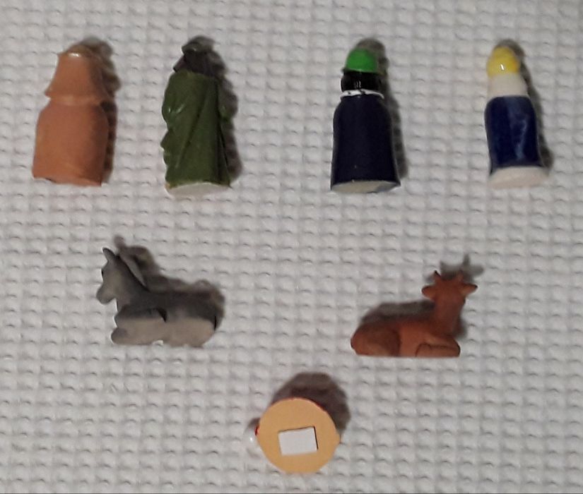 7 Figuras de Natal em miniatura