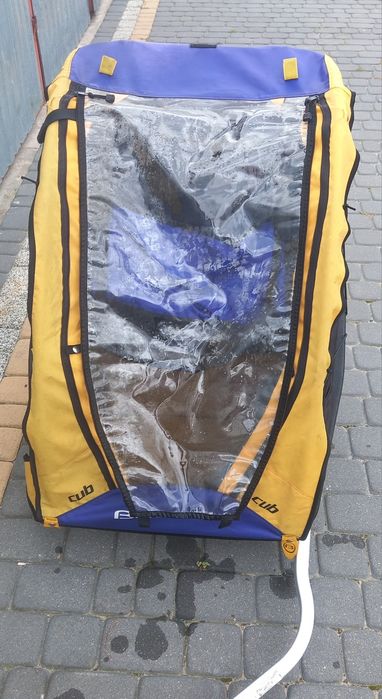 Przyczepka rowerowa riksza Burley Cub 2 dwuosobowa
