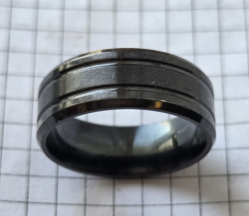 Кольцо мужское обручальное  из вольфрама