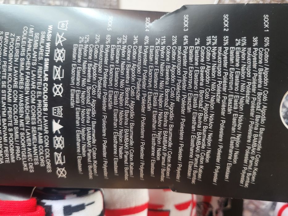 Skarpetki marvel 43-46 wyższe męskie młodzieżowe 5pak 5 par primark UK