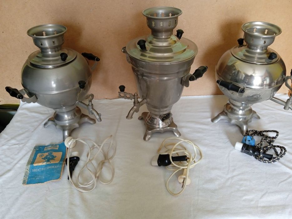 Самовари робочі , латуні.