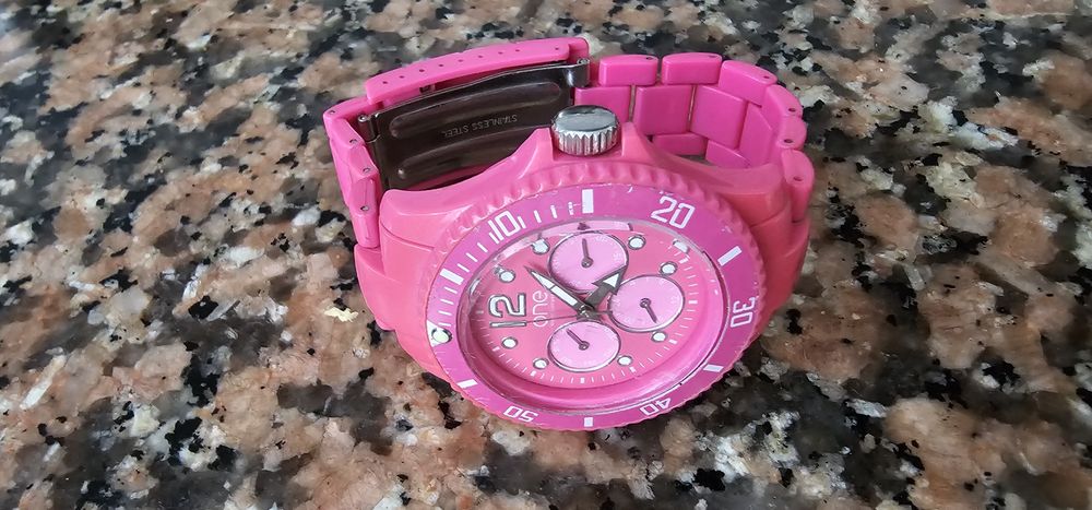Relógio one rosa
