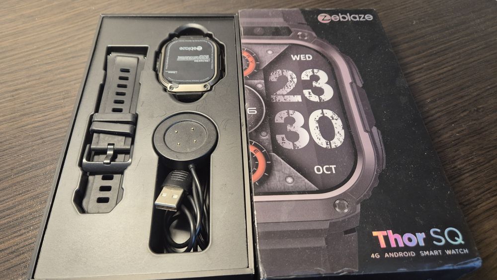 Zeblaze Smartwatch Thor SQ Abyss Black Czarny GPS LTE AMOLED 2,13 Cali
