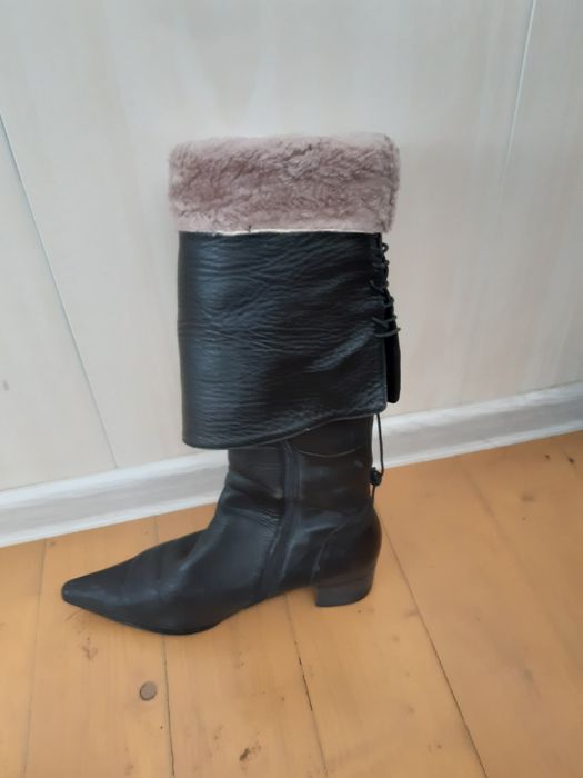 Женские ботфорты зимние