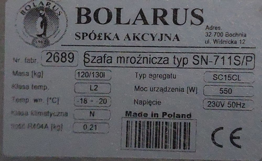 Szafa mroźnicza Bolarus