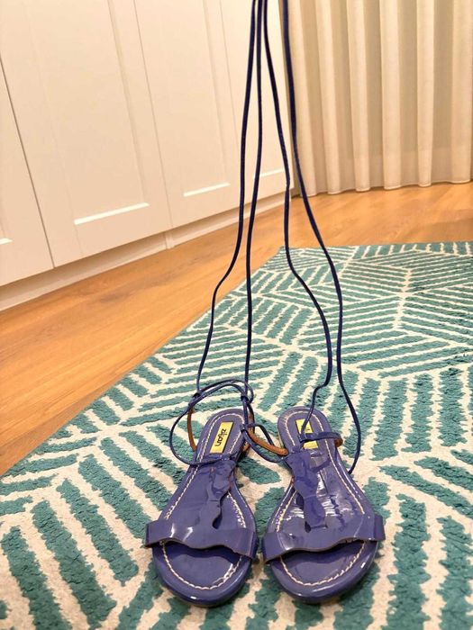 Sandalhas azul Zilian 35