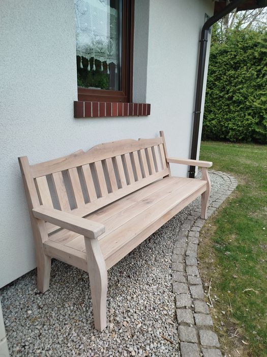 Ławka angielska dębowa