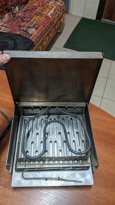 Гриль часів СРСР, з нержавіючої сталі