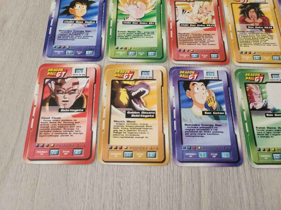 Karty Dragon Ball Chio - 16/16 GT do gry