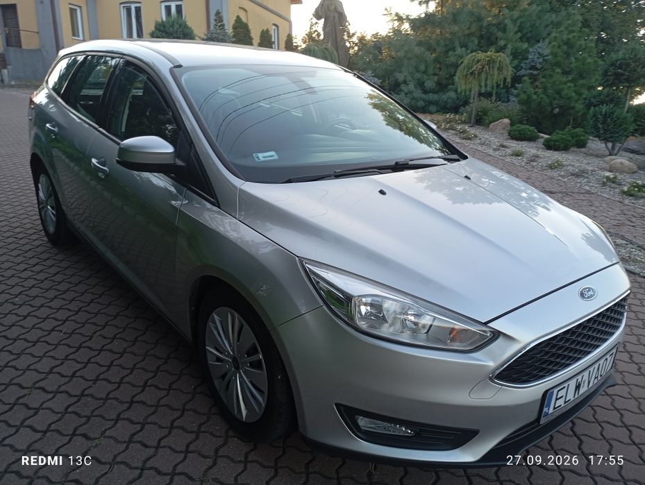 Ford Focus 2015r. TDCi 95KM Salon Polska po Lifcie Serwisowany Zarejestrowany i ubezpieczony