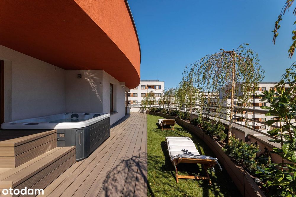 Apartament 115 m² + Taras 100 m² Jacuzzi Sauna Premium Bezpośrednio