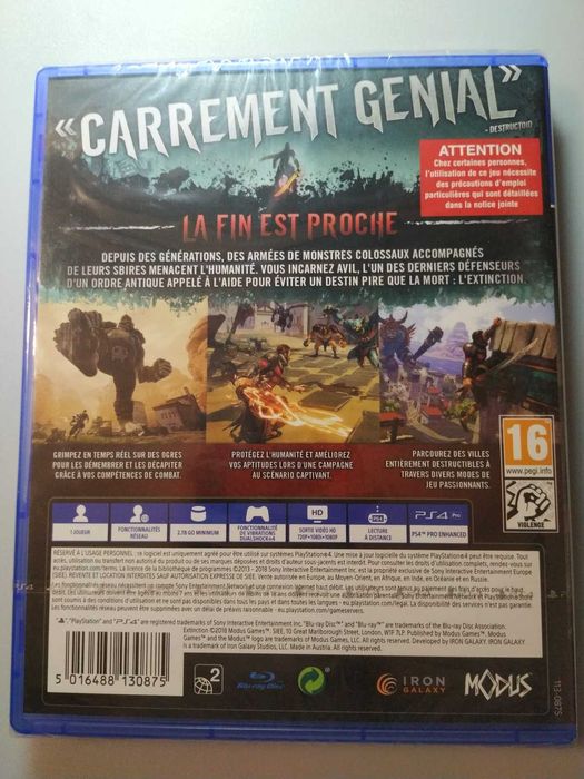 Extinction - Nowa w folii - gra na PlayStation 4 i 5 - PS4 PS5