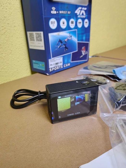 Câmara de Ação Desportiva Neewer G1 4K Ultra HD WiFi + Kit Acessórios NOVO